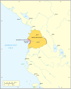 Kingdom of Albania in 1368 AD