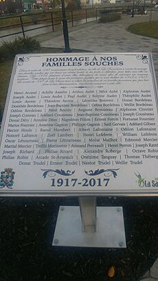 La Sarre-Panneau hommage aux familles pionnières