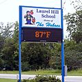 Laurel Hill School (FL) Hobos sign