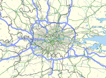 London Commuter Belt map no TTW
