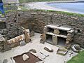 Looking down into one of the dwellings at Skara Brae - geograph.org.uk - 1574813