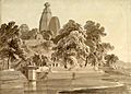 Madan Mohan temple, on the Yamuna, Vrindavan, 1789