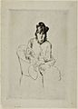 Marcellin Desboutin - Portrait Berthe Morisot
