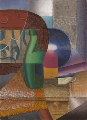 Marthe Donas - Still Life with Bottle and Cup - 1941.429 - Yale University Art Gallery