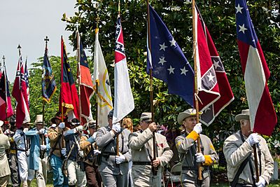 Maryland Sons of Confederate Veterans color guard 05 - Confederate Memorial Day - Arlington National Cemetery - 2014