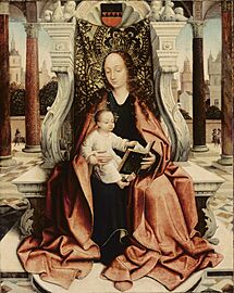 Master of Frankfurt - The Virgin Enthroned