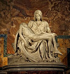Michelangelo's Pieta 5450 cropncleaned edit