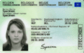 New Belgian ID (2021) (front)