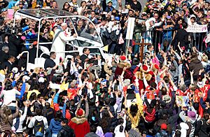 Papa Francisco en el Zócalo