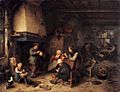 Peasants in an Interior (1661) Adriaen van Ostade