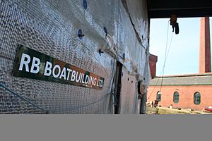 RB Boatbuilding LTD Sign