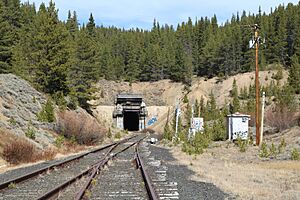 Rail tunnel at Tennessee Pass, Colorado