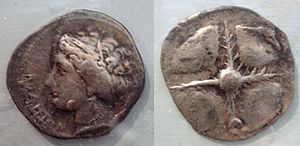 Rhoda coins 5th 1st century BCE