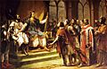 Rouget - Saint Louis médiateur entre le roi d'Angleterre et ses barons (23 janvier 1264)