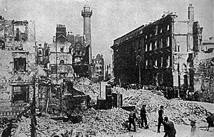 Sackville Street (Dublin) after the 1916 Easter Rising