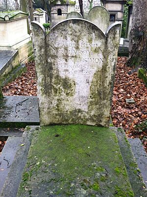 Saint-Simon's grave