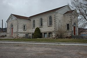 The old Sevier Ward Church, April 2010