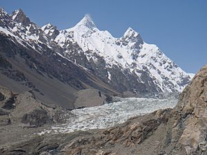 Shispare above Passu glacier