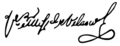 Signature of José Miguel de Velasco (1795-1859)