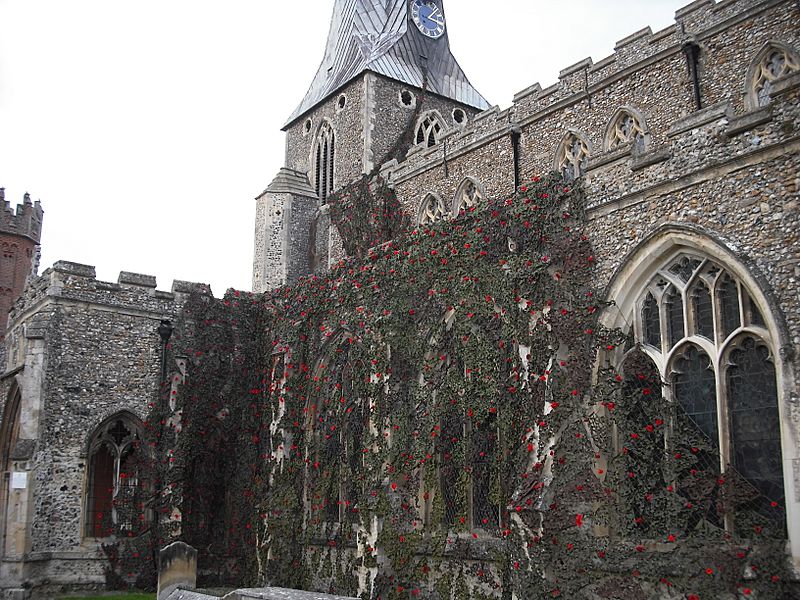 St Mary's poppies 2018
