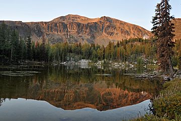 Sunrise at Ramon Lakes with Sheep Mountain in background.jpg