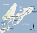 Swan island map