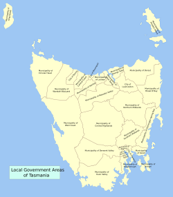 Tasmania Local Government Areas