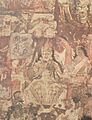 The Consecration Of King Sinhala-Prince Vijaya (Detail From The Ajanta Mural Of Cave No 17)