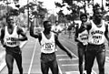 Track team at FSU makes a victory lap - Tallahassee, Florida