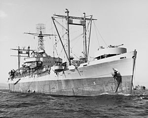 USS Catoctin (AGC-5) off southern France in 1944