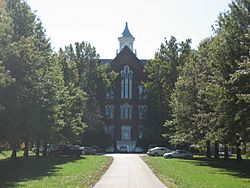 The former Union Christian College in Merom is listed on the National Register of Historic Places