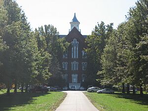Union Christian College building in Merom