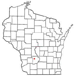Location of Reedsburg, Wisconsin