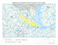 Watershed of Accokeek Creek (Potomac Creek tributary)
