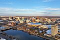 Wichita, Kansas skyline aerial view