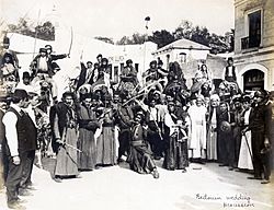 "Bedouin Wedding Procession" in the Jerusalem section of the Pike at the 1904 World's Fair.jpg