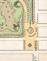 1868 Vaux ^ Olmstead Map of Central Park, New York City - Geographicus - CentralPark-CentralPark-1869 (Cropped & Rotated)