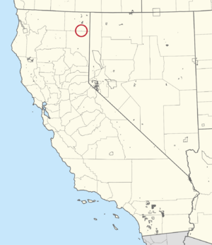 1955R Likely Rancheria Locator Map