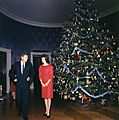 1962 White House Christmas Tree - John and Jacqueline Kennedy 1