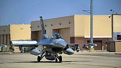 An F-16 Fighting Falcon of the 54th Fighter Group at Holloman Air Force Base, during 2014