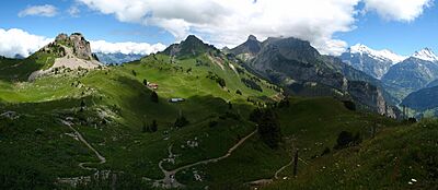 5780-5787b - Schynige Platte - View toward Lütschinetal