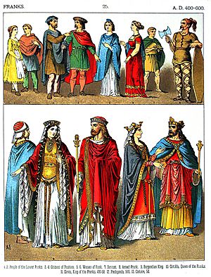 A.D. 400-600, Franks - 025 - Costumes of All Nations (1882)