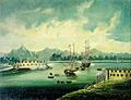 A battle at French Folly Fort
