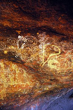 Aboriginal art by R Young