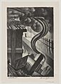 Abstract by Samuel Joseph Brown, Jr. 1937. Published by Works Progress Administration (WPA), Federal Art Project, Philadelphia, 1935 - 1943