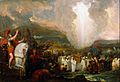 Benjamin West - Joshua passing the River Jordan with the Ark of the Covenant - Google Art Project