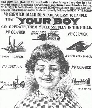 Boys can use farm machines-1900