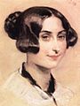 Brocky, Karoly - Portrait of Elisabeth Barrett-Browning (1839-44)