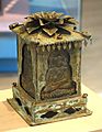 Buddhist reliquary sarira casket, Korea, Unified Silla period, 8th-9th century, copper and gilt bronze - Royal Ontario Museum - DSC04195