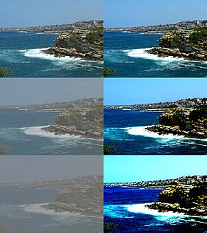 Contrast change photoshop